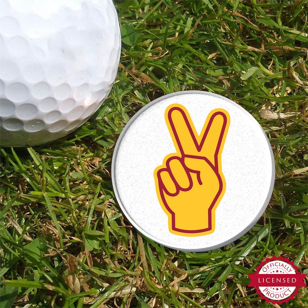 Usc Fight On Fingers Golf Marker