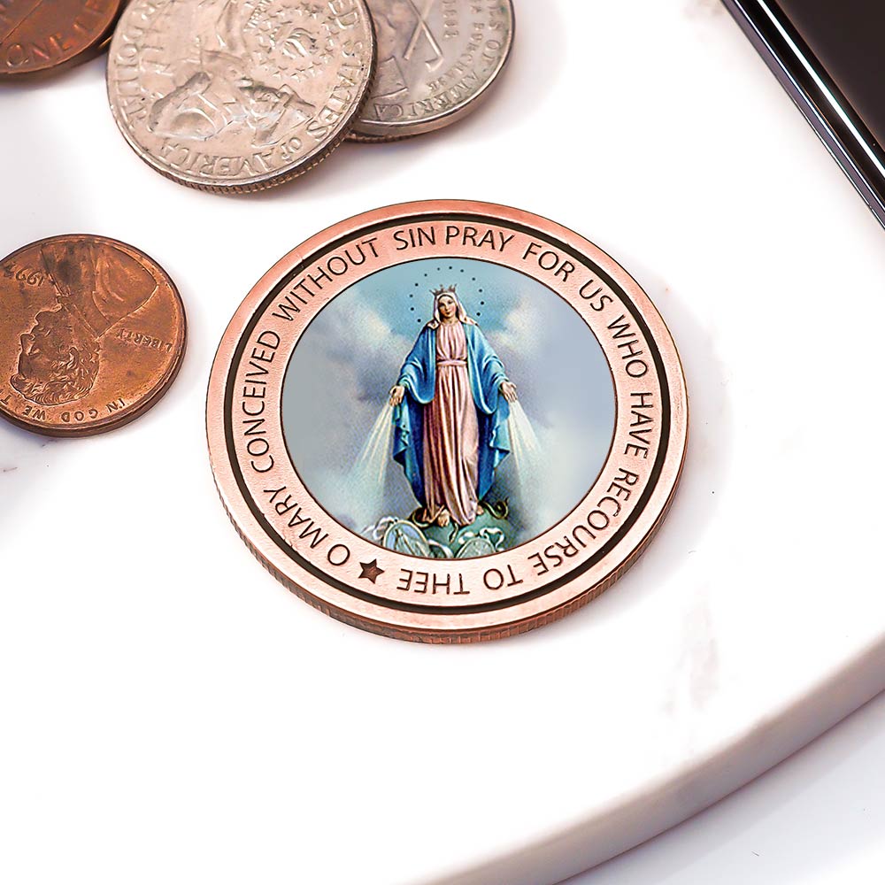 Miraculous Medal Pocket Coin / Keepsake