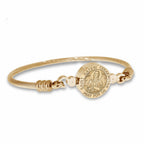 Saint Kateri Tekakwitha Bangle Bracelet