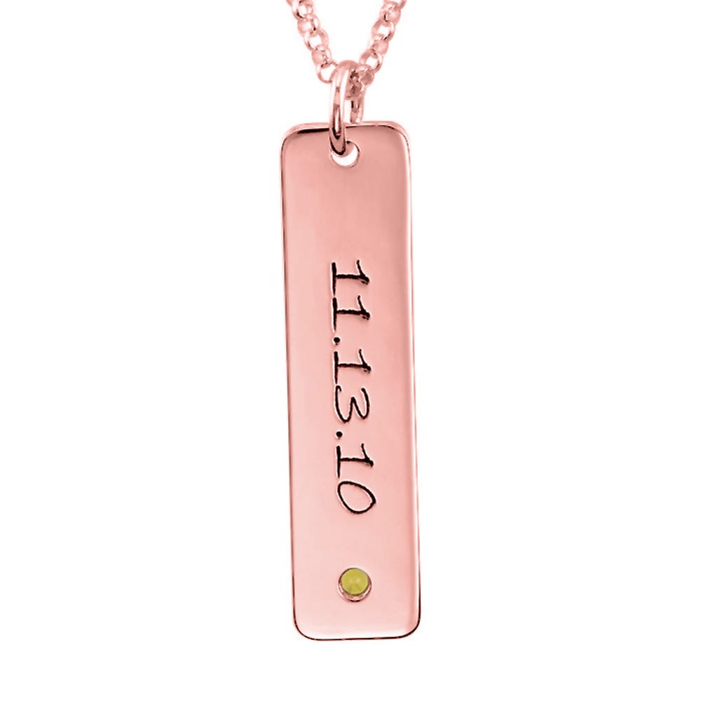 Birthstone Tall Tag