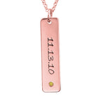 Birthstone Tall Tag