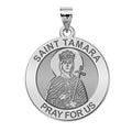 Saint Tamara Round Religious Medal