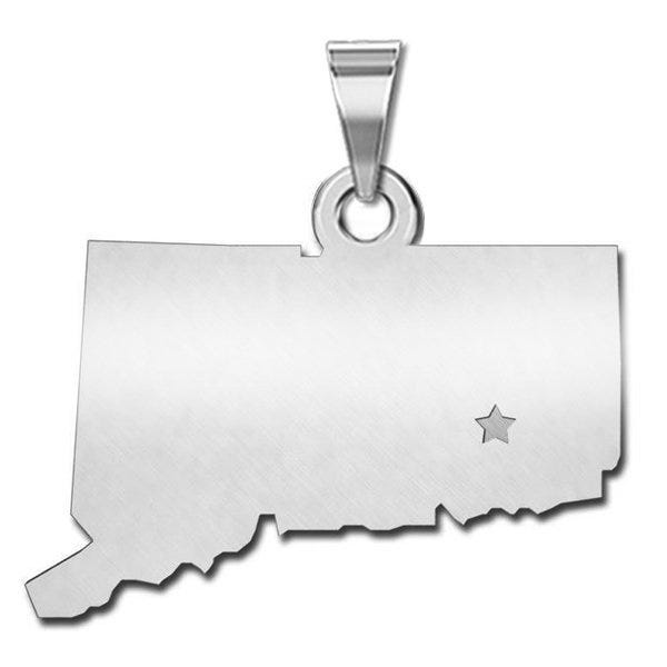 Personalized Connecticut Pendant or Charm