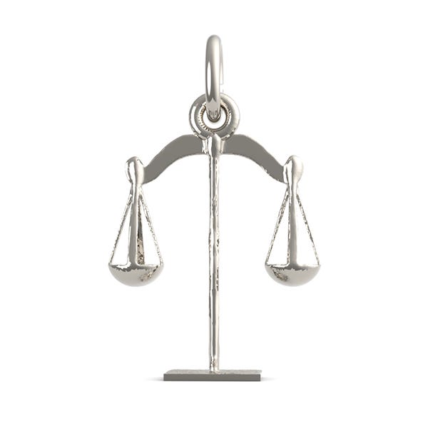 Scales of Justice Charm