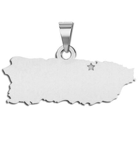Puerto Rico - Personalized Pendant or Charm