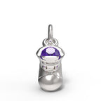 February Baby Shoe Charm (2734-002)