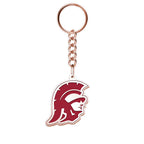 Usc Color Enamel Trojan Head Key Chain