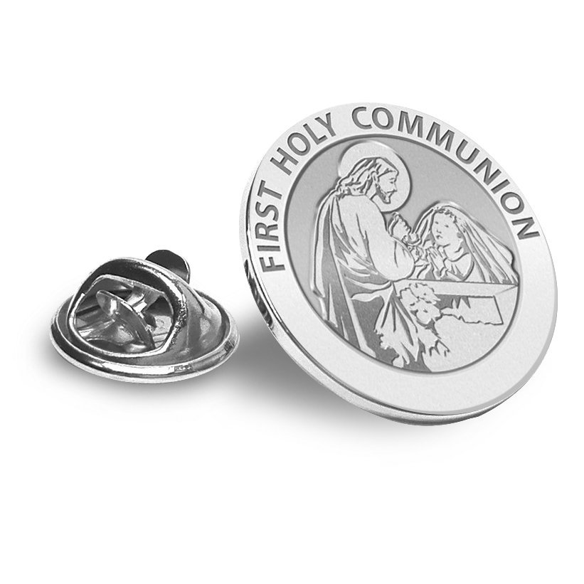 First Holy Communion Religious Brooch/ Lapel Pin  "EXCLUSIVE"