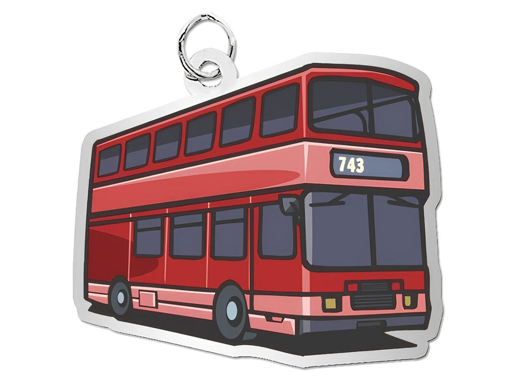 Double Decker Bus Charm
