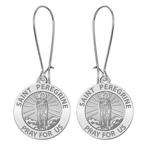 Saint Peregrine Earrings