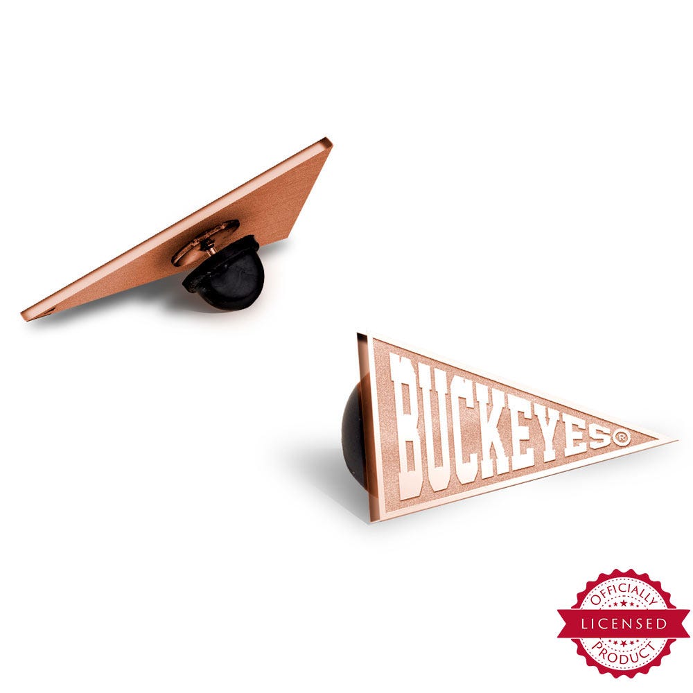 Buckeyes Flag Pin