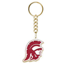 Usc Color Enamel Trojan Head Key Chain