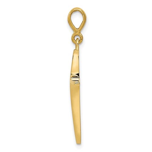 Polished Cross Pendant