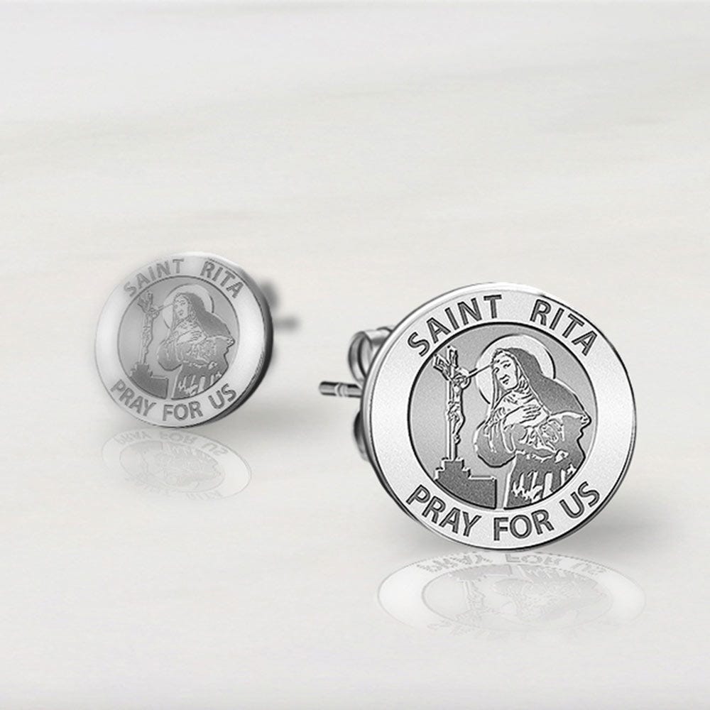 Pair of Saint Rita Earrings