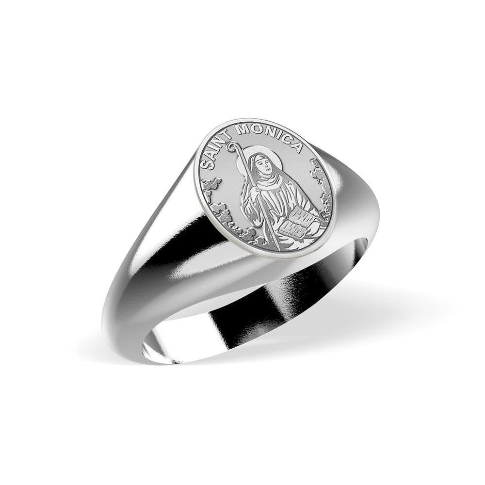 Saint Monica Signet Ring