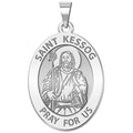 Saint Kessog Religious Medal - Oval