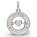 April Love Birthstone Charm