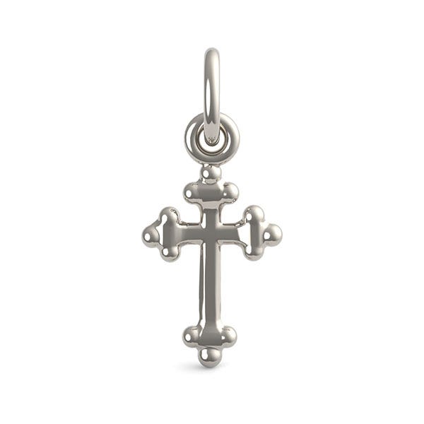Bottony Cross Accent Charm