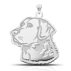 Labrador Retriever Dog Portrait Charm or Pendant