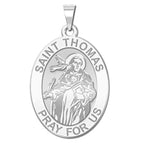 Saint Thomas Aquinas - Oval Religious Medal