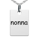 Nonna Rectangle Shaped Charm