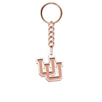 University of Utah Intertwined U Keychain