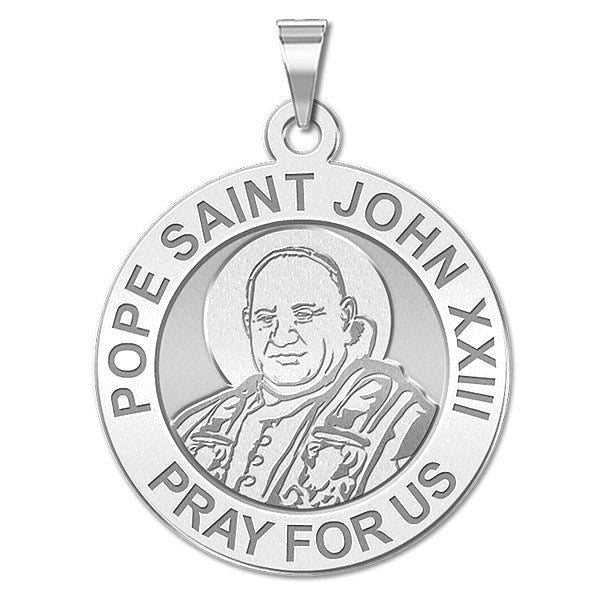 Pope Saint John Xxiii Religious Round Medal