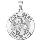 Saint Emeric Round Religious Medal