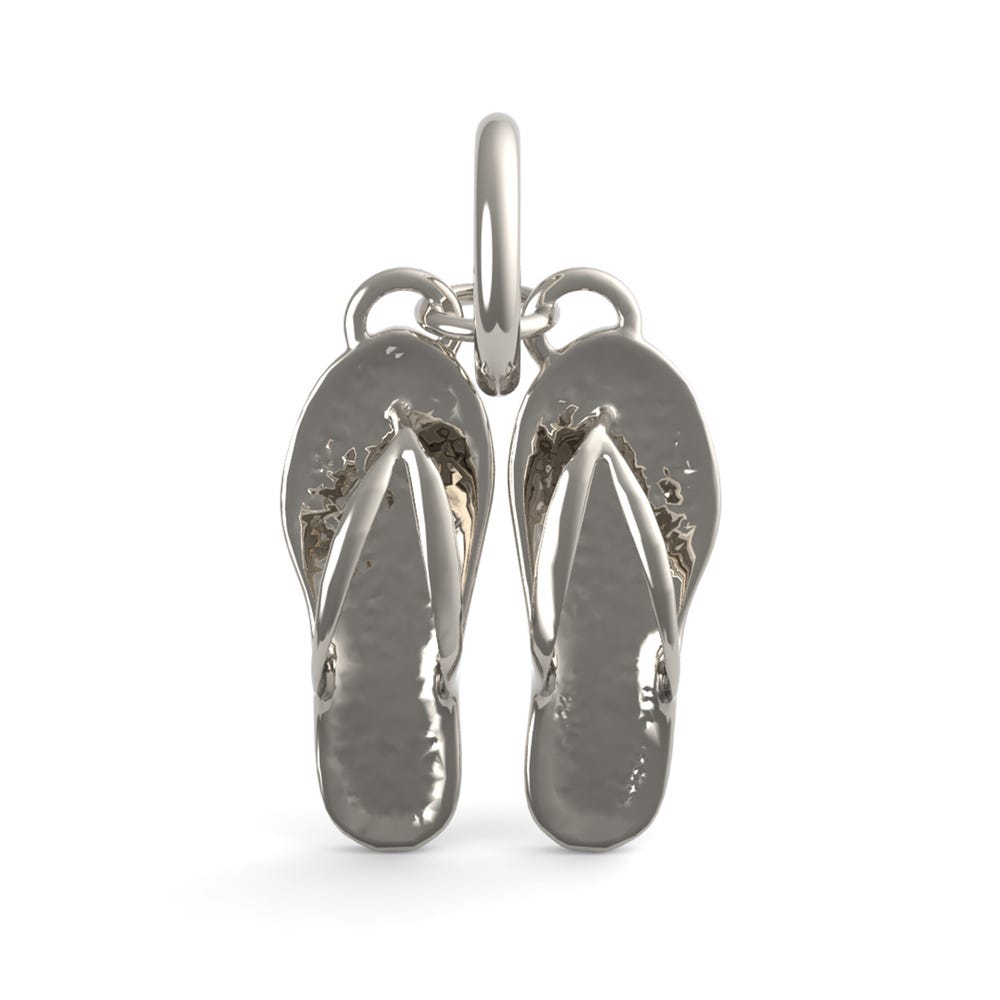 Pair of Flip Flops Accent Charm