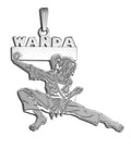 Custom Martial Arts Female Charm or Pendant