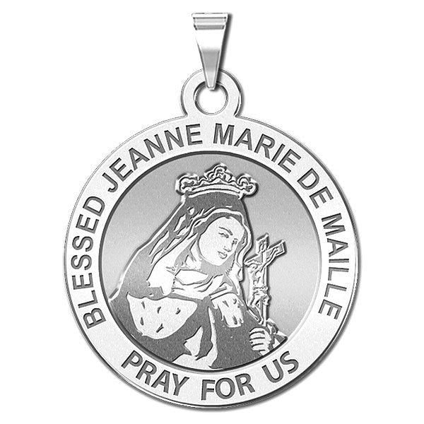 Blessed Jeanne Marie De Maille Religious Medal