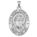 Pope Saint John Paul Ii Oval Religious Medal
