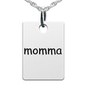 Momma Rectangle Shaped Charm