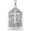 The 14 Holy Helpers Pentagon Religious Medal