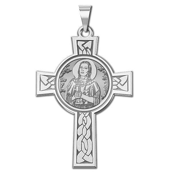 Saint Kateri Tekakwitha Cross Religious Medal