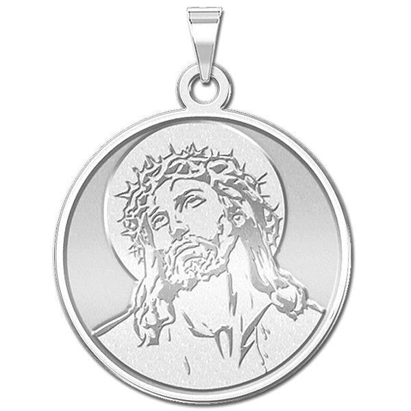 Ecce Homo Round Religious Medal