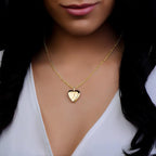 Interlocking Hearts Photo Locket