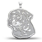 Rottweiler Dog Portrait Charm or Pendant