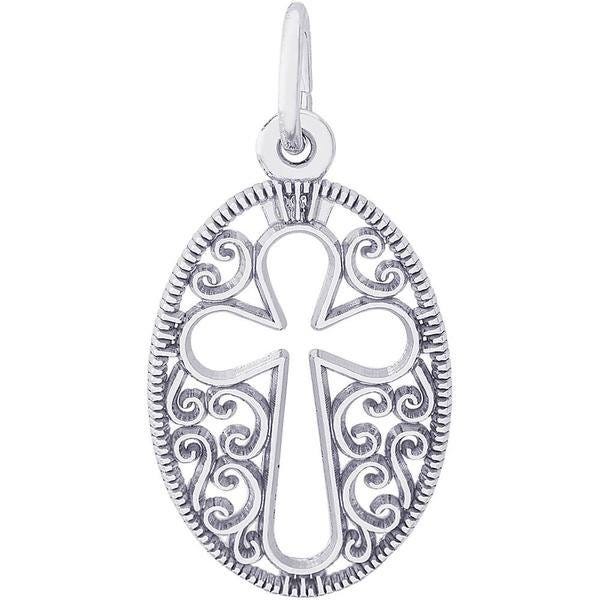 Filigree Cross Charm