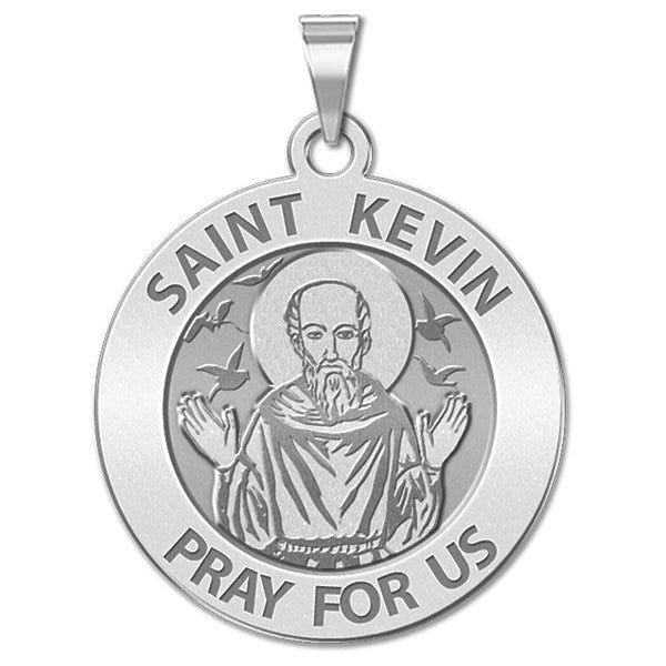 Saint Kevin Religious Medal