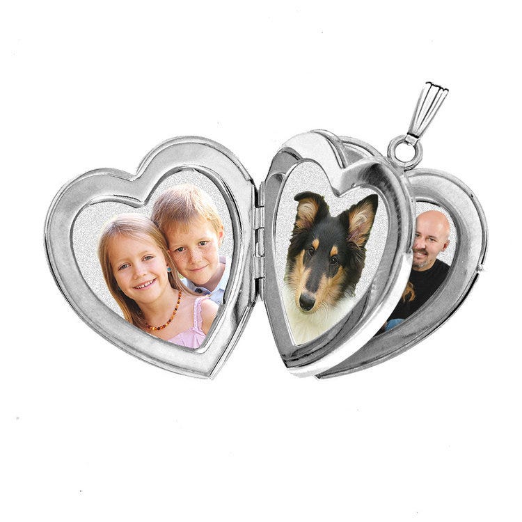 Heart Four Photo Locket