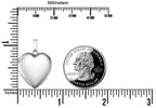 Sterling Silver Heart Photo Locket