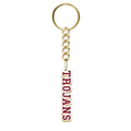 Usc Color Enamel Block Trojans Key Chain