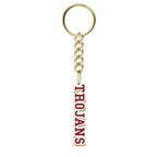Usc Color Enamel Block Trojans Key Chain