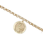 Saint Cecilia Religious Anklet