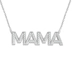 MAMA CZ Name Necklace