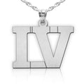 Roman Numeral Number Pendant