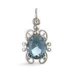 Filigree December Stone Charm(4764-012)