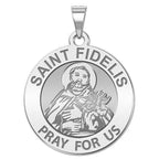 Saint Fidelis Round Religious Medal