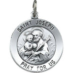 Saint Joseph Round Medal